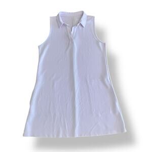 Natural‎ Reflections Women’s Lilac Snow Soft Haven Polo Dress Size L Sporty